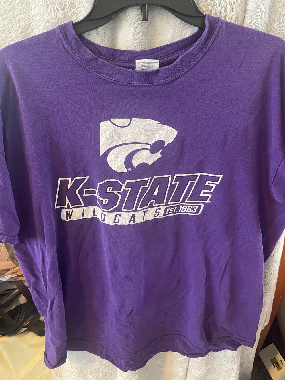 Gildan Purple K-State Wildcats Graphic Tee